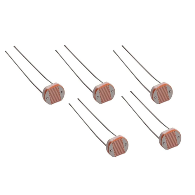 Light dependent resistors (LDRs)